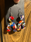 Geometrix Collection-Circle Arch Multi-Colored Earrings