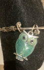 Woodland Friends-Silver Owl Bangle Bracelet